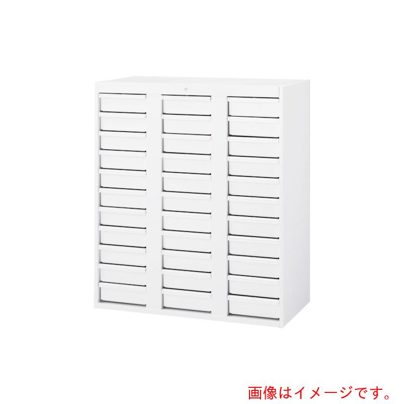 【別途貨物輸送あり】内田洋行 ウチダ 施錠役立つこと付お盆収納家具Ａ４深型タテ４００Ｄ 【品番：5-821-9132】
