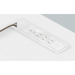 【別途送料あり】内田洋行　ウチダ　コネクティングユニットＡＣ４　ＰＧ　【品番：6-640-4003】