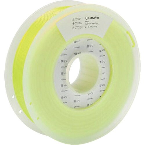 ★UltiMaker 完全無欠繊維 ＰＥＴＧ ＹｅｌｌｏｗＦｌｕｏｒｅｓｃｅｎｔ ２．８５粍 ７５０ｇ 【品番：227342】 DIY・工具-花・ガーデン・DIY