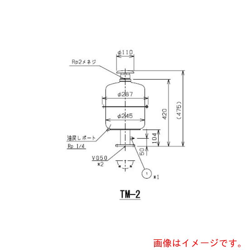 ★アルうしろ側（ULVAC） オイルミストトラップエレメント ＴＭ－２用 【品番：TM-2E】