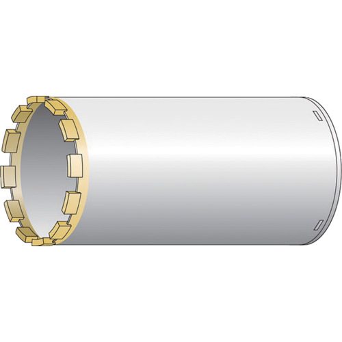 ユニカ(unika) 湿式ダイヤモンドコアドリルコアドリルボディ 120mm 【品番:DC-120B】