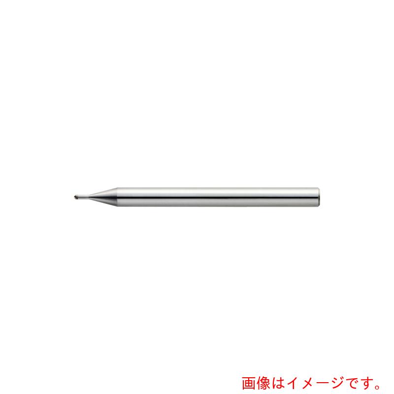 ユニオンツール　２枚刃超仕上げ加工用ロングネックボールエンドミル　Ｒ０．０５×有効長０．３×刃長０．０７×首径０．０９×全長５０　【品番：CBN-LBSF2001-003】