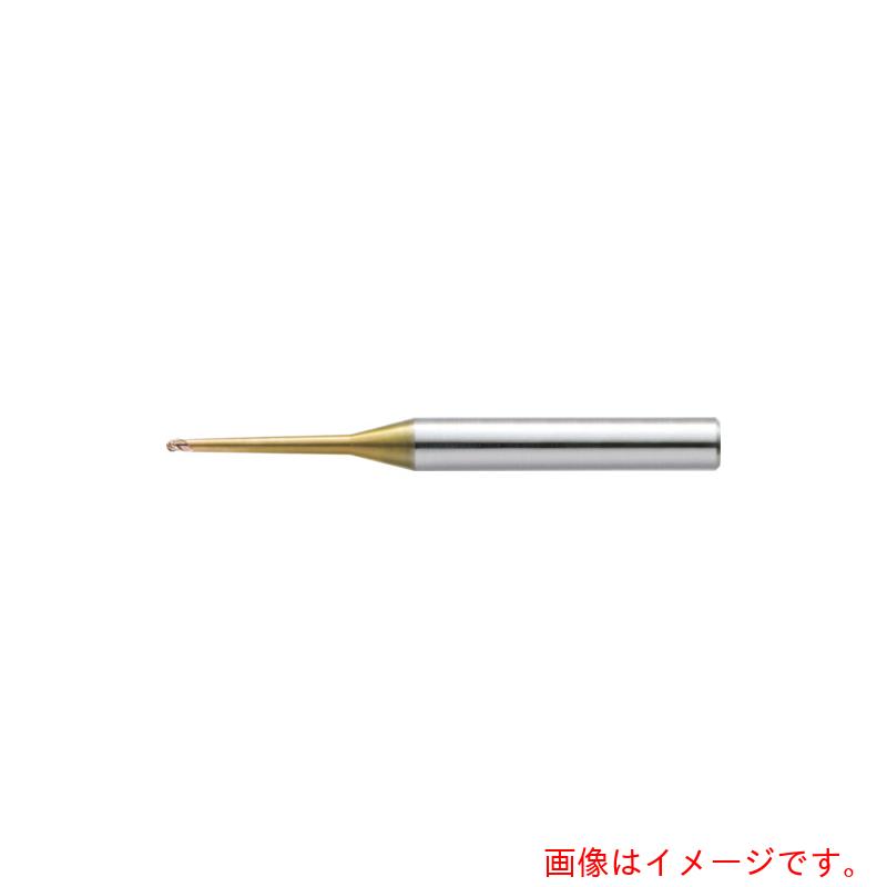 ユニオンツール 超硬３枚刃テーパネックボールエンドミル Ｒ１．５×首下長３６×首部テーパ角０．４×刃長２．４×全長８０ 【品番：HFTNB3030-360-08】