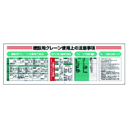 ユニット（UNIT）　標識項目セット　建設用クレーン　【品番：331-12A】