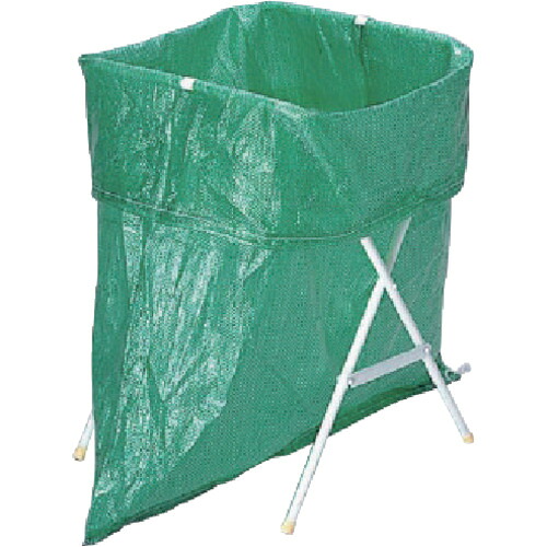 ユニット（UNIT）　ごみ袋スタンド（止め具２個付）　鉄製　４１０×４４０×７００ｍｍ　【品番：375-26】