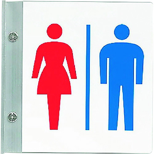 ユニット（UNIT）　トイレ表示男女セット　【品番：842-58A】