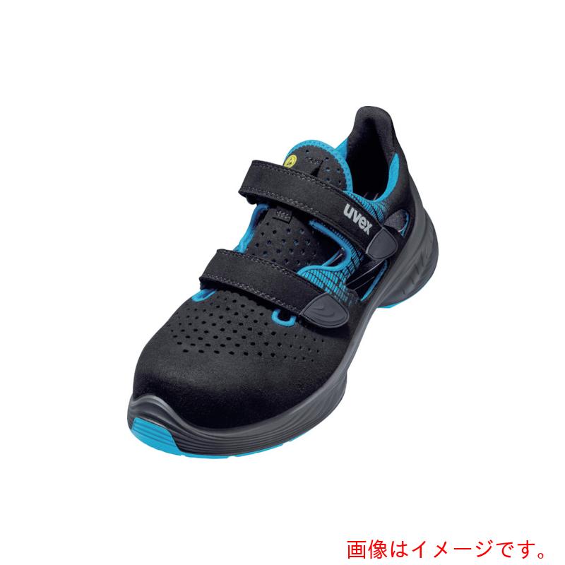 UVEX　ウベックス１Ｇ２サンダルＳ１ＳＲＣブラック／ブルー２５．５ＣＭ　【品番：6828640】