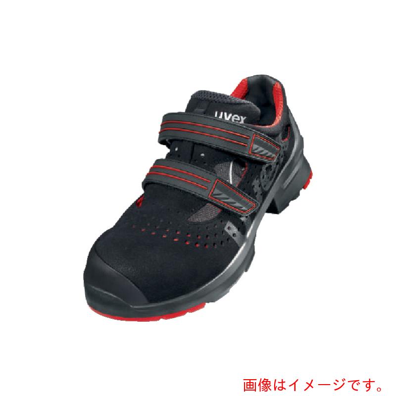 UVEX　サンダル　ブラック／レッド　２７．０ＣＭ　【品番：8536.5-42】