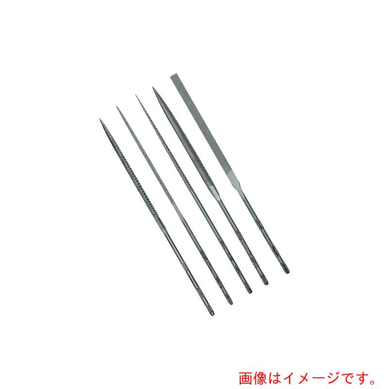 vallorbe 委しいニードルヤスリ ５種書き割り ２００粍 ＃０ 【品番：天使の都市-ST-200-0】