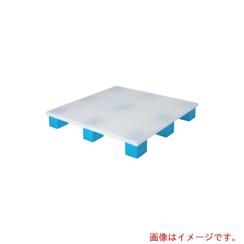【別途貨物輸送あり】ワコン（WACON） ＨＡＣＣＡＰ相応う クリーンプラスチックパレット リブレット １１００ｘ１１００ｘ１３０ 【10個】 【品番：LIB-1111】