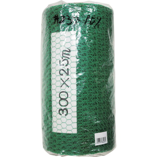 和気産業（WAKI） 金網カラ－亀甲 ２３Ｘ１０Ｘ３００Ｘ２５Ｍ グリ－ン 【品番：102163200】