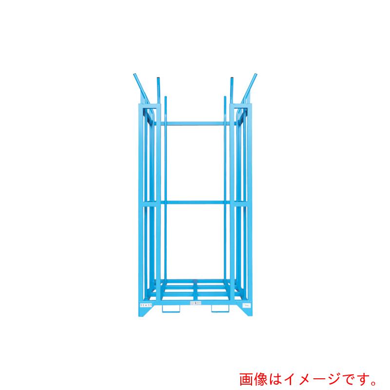 【別途送料あり】ワコーパレット　ネスティングラック　パレットセイリ　間口１４７８×奥行１２７８×高さ２９６０ｍｍ　ブルー　【品番：WPS-13】