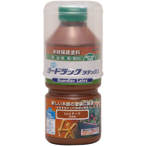 和信ペイント　ガードラックラテックス　チーク　２７０ｍｌ　【20個】　【品番：800052】
