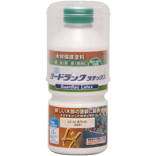 和信ペイント　ガードラックラテックス　ホワイト　２７０ｍｌ　【20個】　【品番：800061】