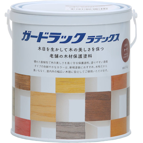 和信ペイント　ガードラックラテックス　オーク　０．６ｋｇ　【12個】　【品番：800426】
