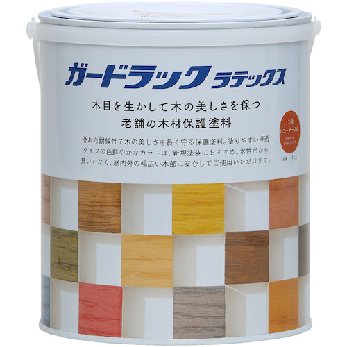 和信ペイント　ガードラックラテックス　ハニーメープル　１．４ｋｇ　【6個】　【品番：800445】