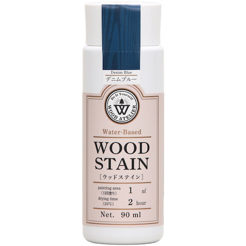 和信ペイント　Ｗｏｏｄ　Ａｔｅｌｉｅｒ　ウッドステイン　ＷＳ－０７　デニムブルー　９０ｍｌ　【40個】　【品番：800607】 27,671円