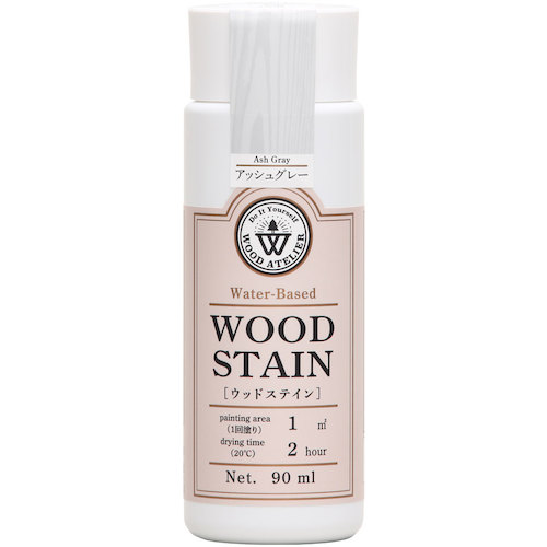 和信ペイント　Ｗｏｏｄ　Ａｔｅｌｉｅｒ　ウッドステイン　ＷＳ－１５　アッシュグレー　９０ｍｌ　【40個】　【品番：800615】