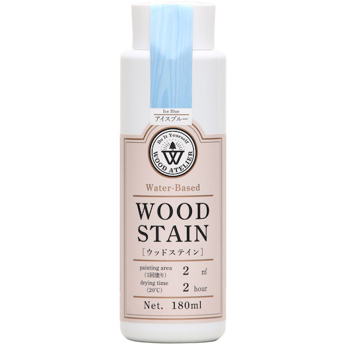 和信ペイント　Ｗｏｏｄ　Ａｔｅｌｉｅｒ　ウッドステイン　ＷＳ－０５　アイスブルー　１８０ｍｌ　【20個】　【品番：800655】