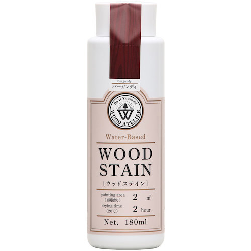 和信ペイント　Ｗｏｏｄ　Ａｔｅｌｉｅｒ　ウッドステイン　ＷＳ－０９　バーガンディ　１８０ｍｌ　【20個】　【品番：800659】