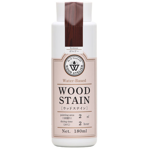 和信ペイント　Ｗｏｏｄ　Ａｔｅｌｉｅｒ　ウッドステイン　ＷＳ－２７　ボルドー　１８０ｍｌ　【20個】　【品番：800677】