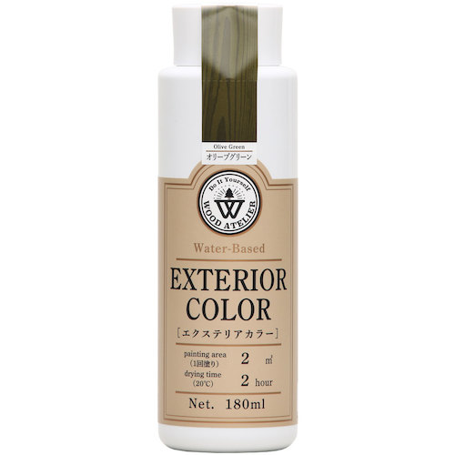 和信ペイント　Ｗｏｏｄ　Ａｔｅｌｉｅｒ　エクステリアカラー　ＥＣ－０８オリーブグリーン　１８０ｍｌ　【20個】　【品番：800798】 27,220円