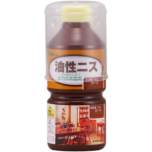 和信ペイント　油性ニス　ローズ　　２７０ｍｌ　【20個】　【品番：900609】