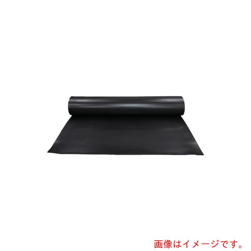 渡部工業　耐電用ゴムマット６ｔ（黒／平）　７ｋＶ以下用　１ｍ×１ｍ　【品番：452-1M】