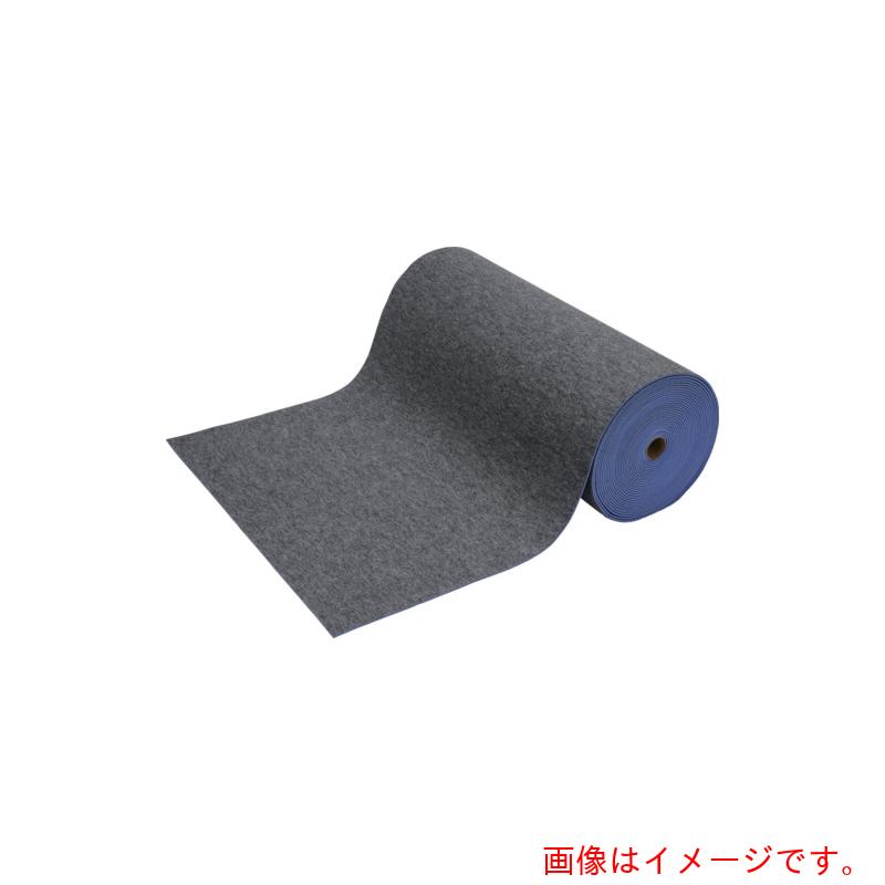 【別途送料あり】ワタナベ工業　パンチカーペット　ラバー付　グレー　防炎　１８２ｃｍ×２０ｍ　【品番：CPF-105-182-20】