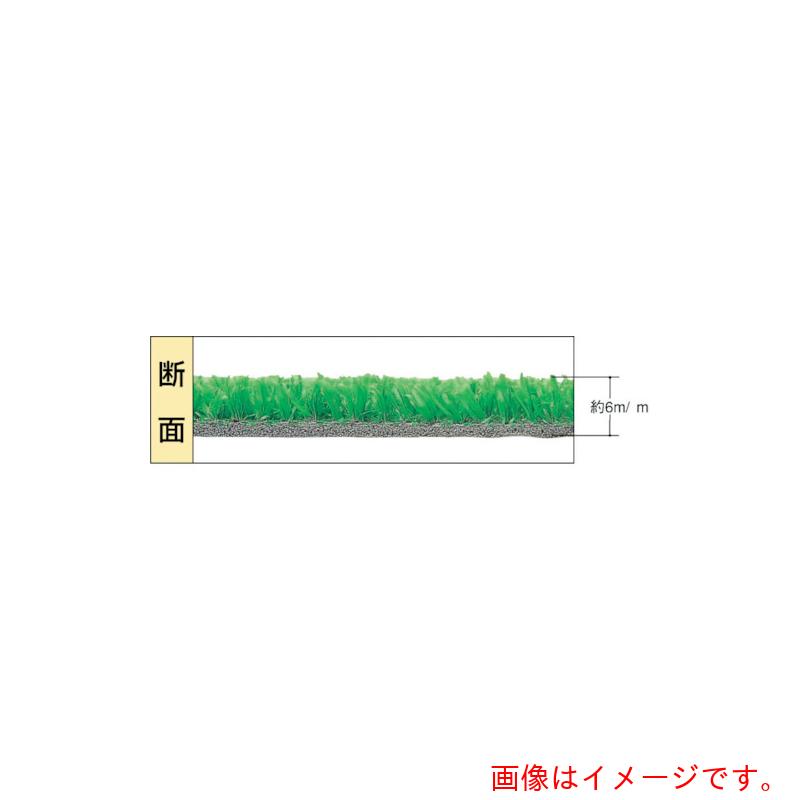【別途貨物輸送あり】ワタナベ実業 人工芝 ６粍パイル 天然ゴム付 １８２ｃｍ×２５ｍ 【品番：WTF-600-182-25】