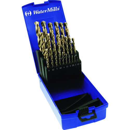 ウォーターミルズ（WATERMILLS）　５％コバルトハイス鋼ストレートドリル２５本組セット　【品番：WM5CD25SET】 26,083円