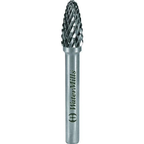 ウォーターミルズ（WATERMILLS）　ＷＭノンコート超硬ロータリーバー　タイプＦ　φ１６ｘ３０、６ｍｍ軸　【品番：WMF6160L3070】