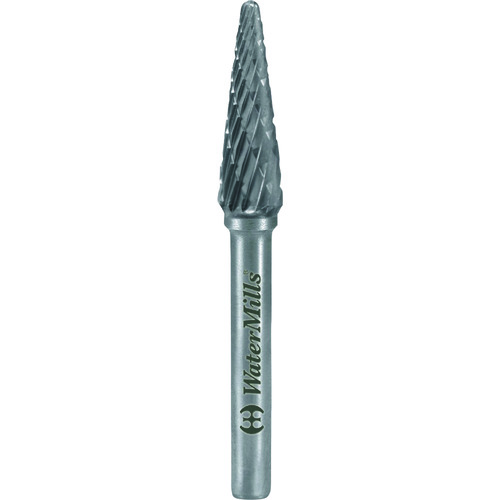 ウォーターミルズ（WATERMILLS）　ＷＭノンコート超硬ロータリーバー　タイプＬ　φ１０ｘ２０、６ｍｍ軸　【品番：WML6100L2060】