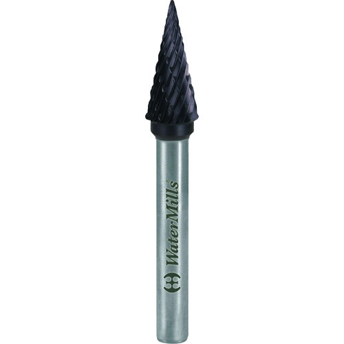 ウォーターミルズ（WATERMILLS）　ＷＭＴｉＣＮ超硬ロータリーバー　タイプＭ　φ１６ｘ２５ｍｍ、６ｍｍ軸　【品番：WMM6160L2565C】