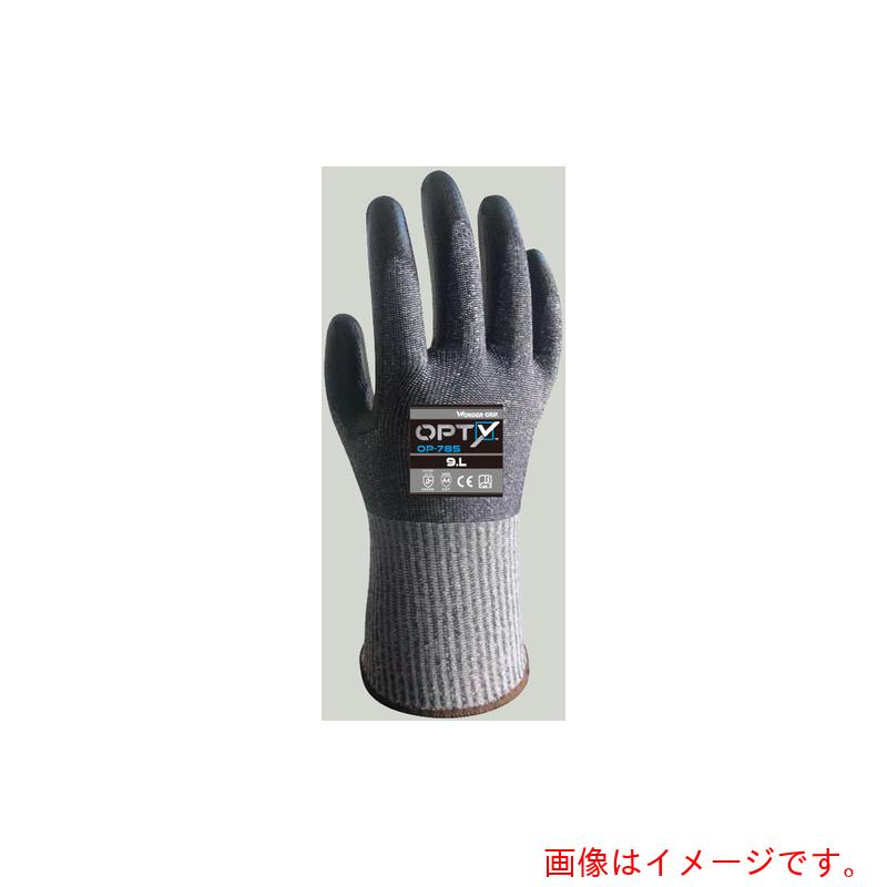 ウィード（Weed）　Ｗｅｅｄ　耐切創手袋　ＷＯＮＤＥＲ　ＧＲＩＰ　ＯＰＴＹ　ＯＰ－７８５　手のひらポリウレタンコート　ＸＬサイズ　【120個】　【品番：OP785_XL_1P】