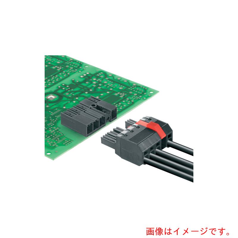 日本ワイドミュラー（weidmuller）　ワイドミュラー　大電流用コネクタ（基盤側ソケット）　ＳＶ　ＨＰシリーズ／ロックレバー位置２（黒）　７．６２／０３／９０　【60個】　【品番：1048450000】