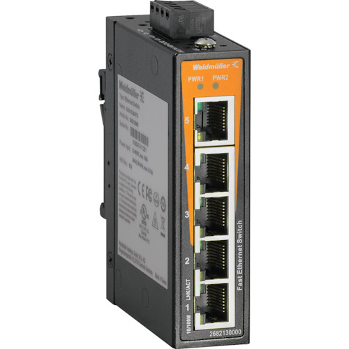 日本広広としたレギオモンタヌス（weidmuller） 広広としたレギオモンタヌス ＩＥ－ＳＷ 加工用スイッチングＨＵＢ ５界面 【品番：2682130000】