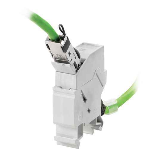 日本ワイドミュラー（weidmuller）　ＤＩＮレール取り付けＲＪ４５－ＲＪ４５アウトレット　【品番：8879050000】