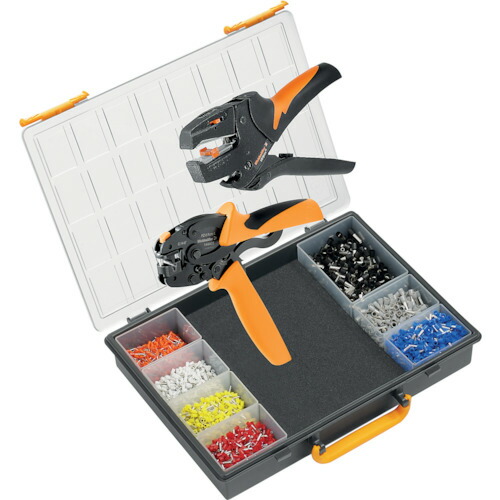 日本ワイドミュラー（weidmuller）　圧着工具＋フェルール＋被覆剥き工具セット　ＰＺ　６　Ｒｏｔｏ　Ｌ　０．１４－６ｍｍ２　【品番：9028680000】