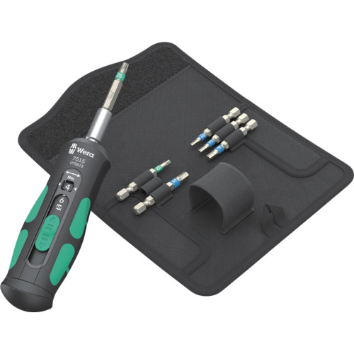 Wera ７５１５／７ 差替式クラフトフォームセーフトルクドライバー 素早さ 銀輪用書き割り１ 【品番：075850】