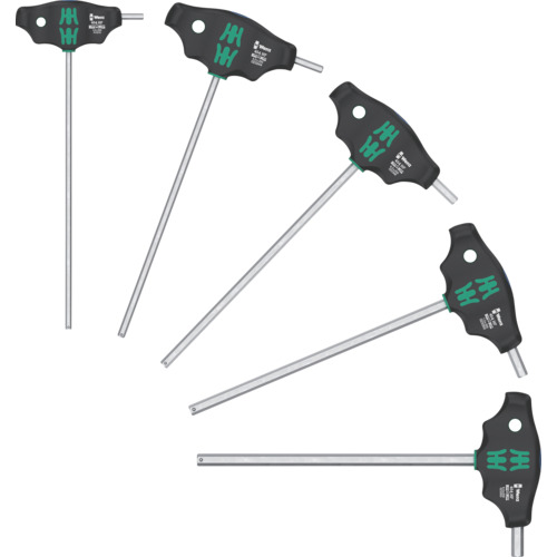 Wera　４５４／５　ＨＦ　ＳＨＫ　Ｔハンドルドライバーセット　保持機能付　【品番：136070】