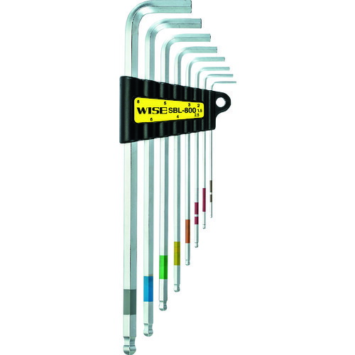 【メール便対応】フジ矢 WISE スーパーボールレンチセット 【品番:SBL-800】