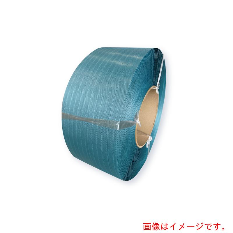 【別途送料あり】ウッドプラスチックテクノロジー ウッドプラスチック 再生PPバンド グリーンライトバンド(機械用)eDH12 青 12mm×3000m(厚み0.59mm) 2巻入 【品番:EDH12-BLU】