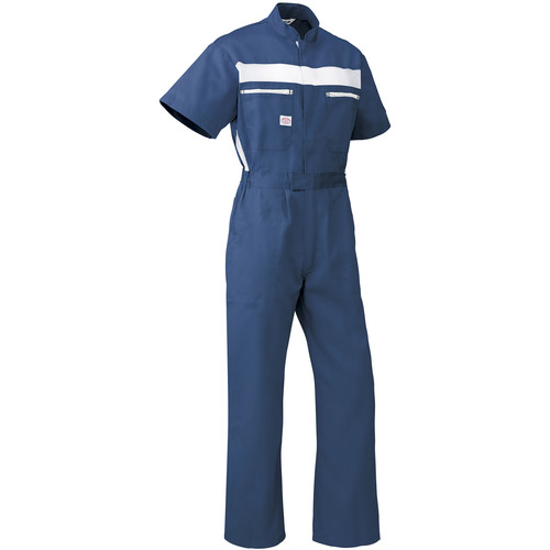 山田辰 ＡＵＴＯ－ＢＩ 半袖つなぎ服１０５０－００１ネイビーブルー－Ｍ 【品番：1050-001-M】