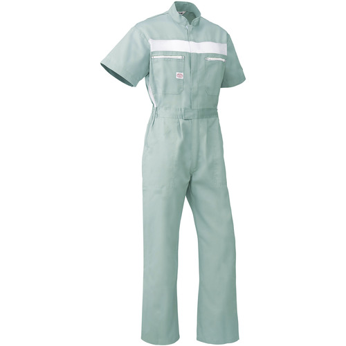 山田辰 ＡＵＴＯ－ＢＩ 半袖つなぎ服１０５０－１０２地びた緑であること－ＬＬ 【品番：1050-102-LL】