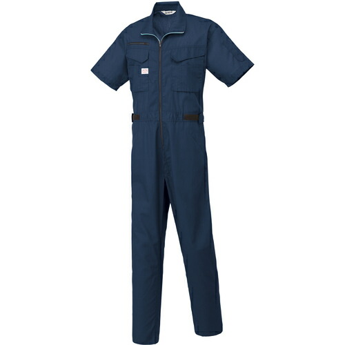山田辰　ＡＵＴＯ－ＢＩ　半袖つなぎ服１０７０－００１ネイビーブルー－Ｌ　【品番：1070-001-L】 9,606円