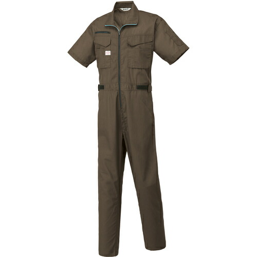 山田辰 AUTO-BI 半袖つなぎ服1070-014オーディー-4L 【品番:1070-014-4L】