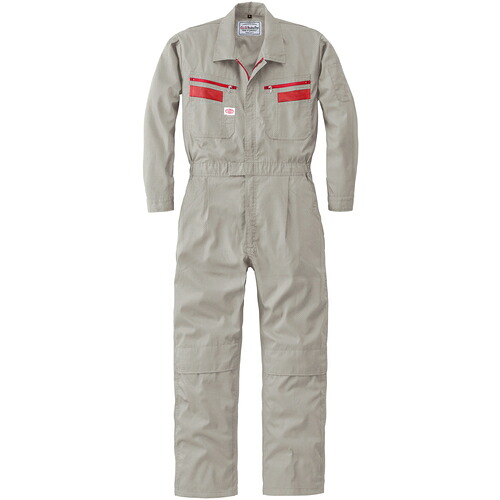 山田辰　ＡＵＴＯ－ＢＩ　つなぎ服１１８０－００８シルバーグレー－ＬＬ　【品番：1180-008-LL】