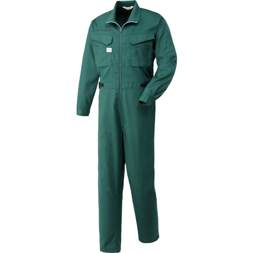 山田辰　ＡＵＴＯ－ＢＩ　長袖つなぎ服１２７０－０１０グリーン－Ｓ　【品番：1270-010-S】