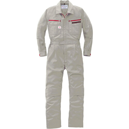 山田辰　ＡＵＴＯ－ＢＩ　つなぎ服１２８０－００８シルバーグレー－Ｌ　【品番：1280-008-L】